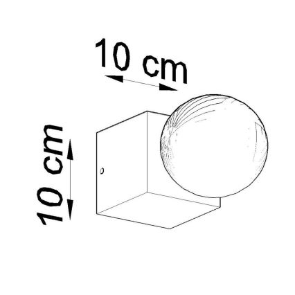 Nástěnné svítidlo ABEL 1xE27/15W/230V beton