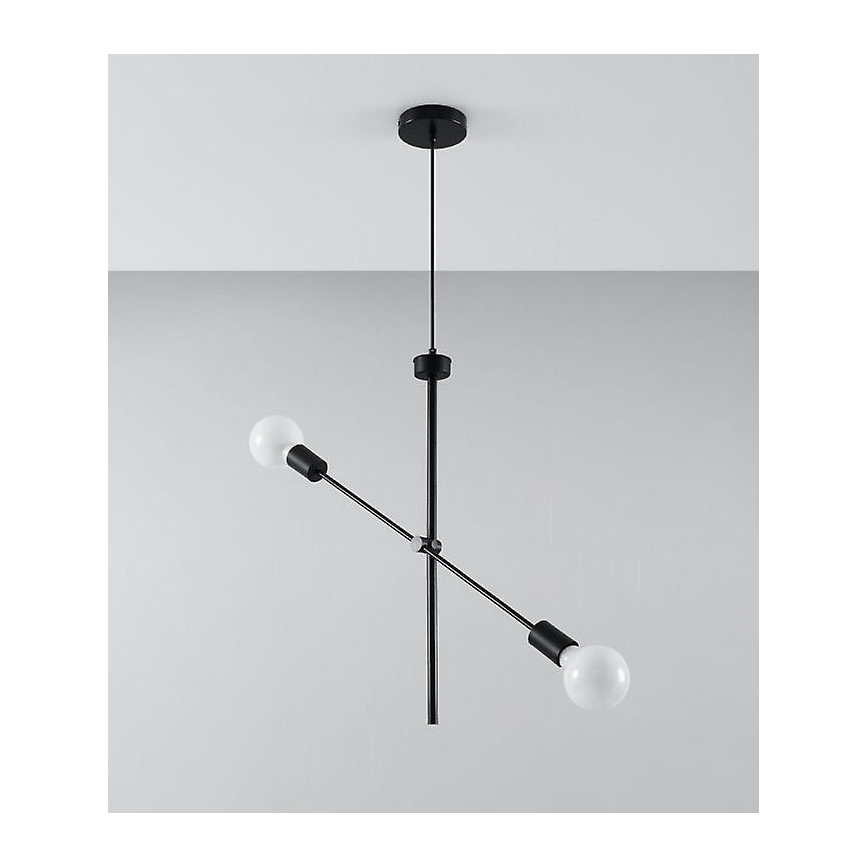 Lustr na lanku CONCEPT 2xE27/60W/230V