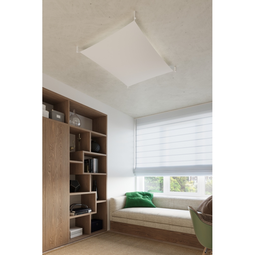 LED Stropní svítidlo LUNA 2xG13/8,5W/230V 80x105 cm bílá