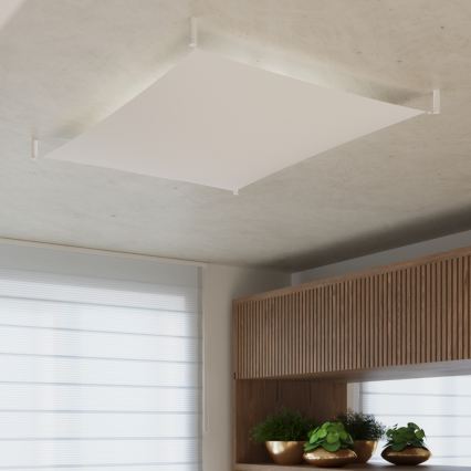 LED Stropní svítidlo LUNA 2xG13/8,5W/230V 80x105 cm bílá