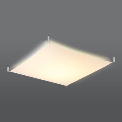 LED Stropní svítidlo LUNA 4xG13/8,5W/230V 105x105 cm bílá