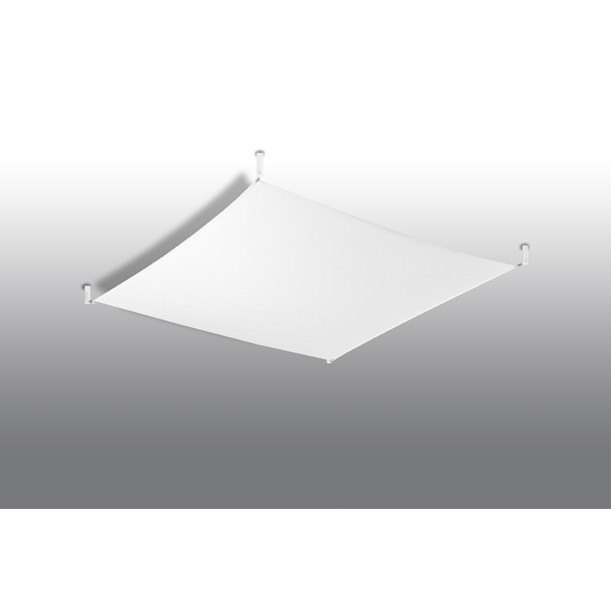 LED Stropní svítidlo LUNA 4xG13/8,5W/230V 105x105 cm bílá