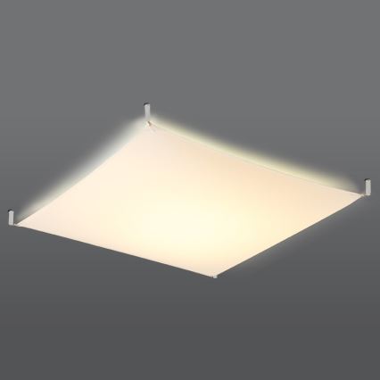 LED Stropní svítidlo LUNA 6xG13/8,5W/230V 14x14 cm bílá