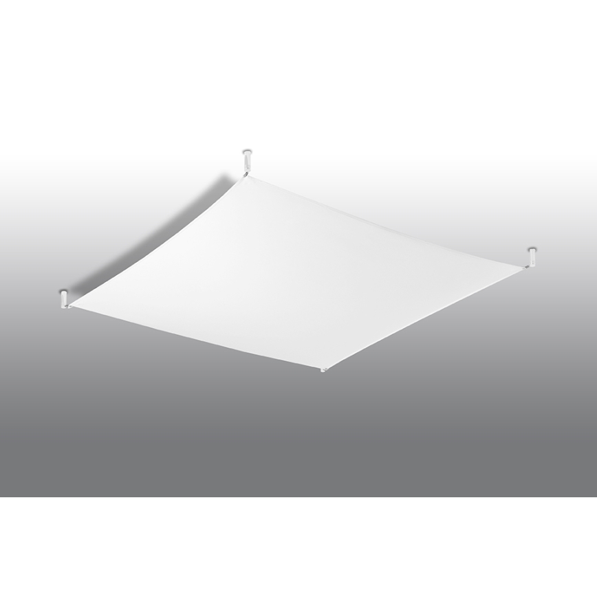 LED Stropní svítidlo LUNA 6xG13/8,5W/230V 14x14 cm bílá