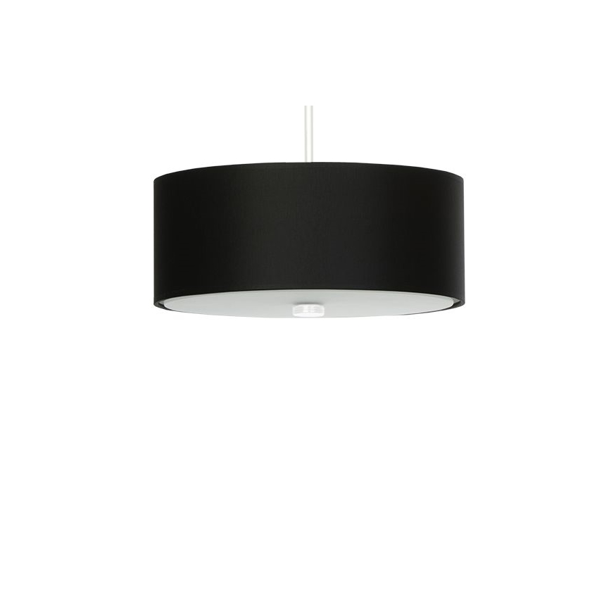 Lustr na lanku SKALA 3xE27/60W/230V pr. 30 cm černá
