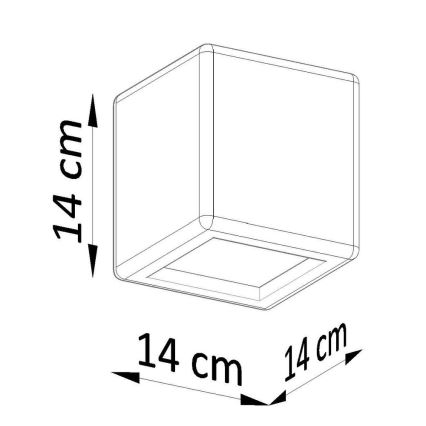 Nástěnné svítidlo NESTA 1xE27/60W/230V