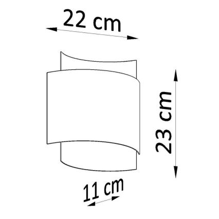 Nástěnné svítidlo IMPACT 1xG9/40W/230V bílá