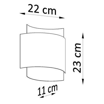 Nástěnné svítidlo IMPACT 1xG9/40W/230V černá