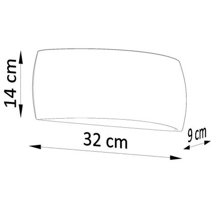 Nástěnné svítidlo PONTIUS 1xG9/40W/230V šedá