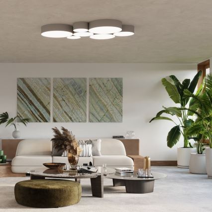 Stropní svítidlo ARENA 4xE27/15W/230V šedá