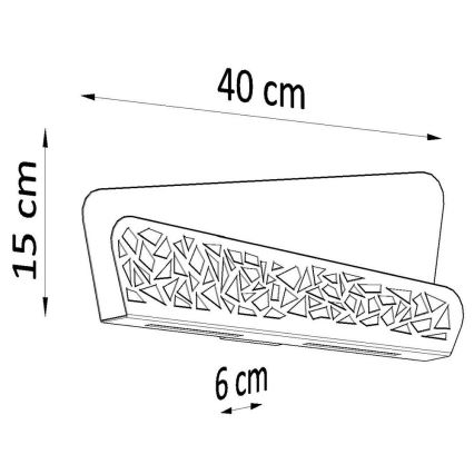 Nástěnné svítidlo ALIZA 2xG9/40W/230V