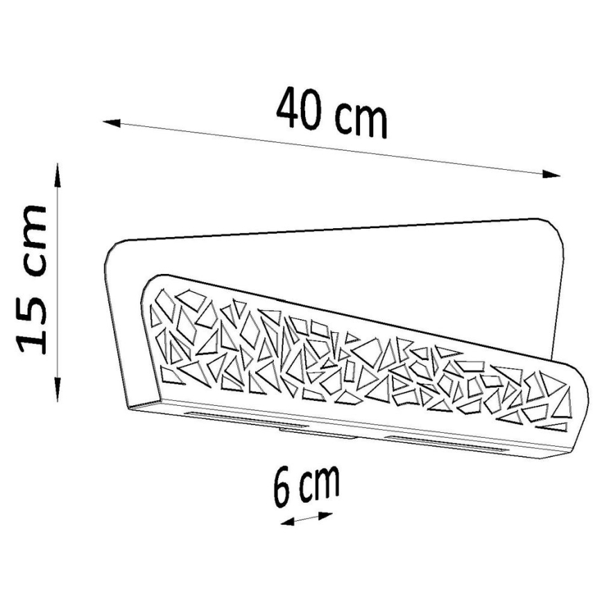Nástěnné svítidlo ALIZA 2xG9/40W/230V