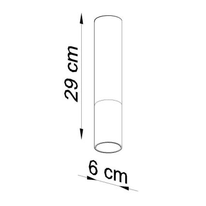 Bodové svítidlo LOOPEZ 1xGU10/10W/230V černá/měď