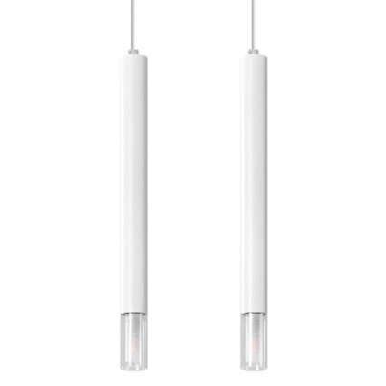 Lustr na lanku VIZIER 2xG9/40W/230V bílá