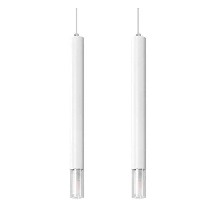 Lustr na lanku VIZIER 2xG9/40W/230V bílá