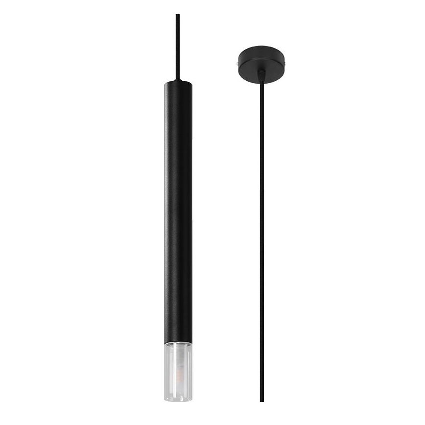 Lustr na lanku VIZIER 1xG9/40W/230V černá