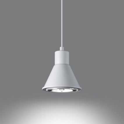 Lustr na lanku TAZILA 1xES111/60W/230V bílá
