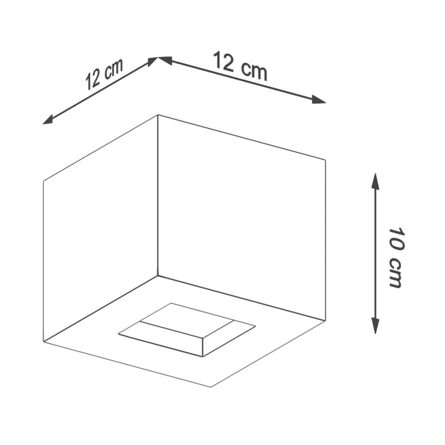 Nástěnné svítidlo LEO 1xG9/40W/230V beton