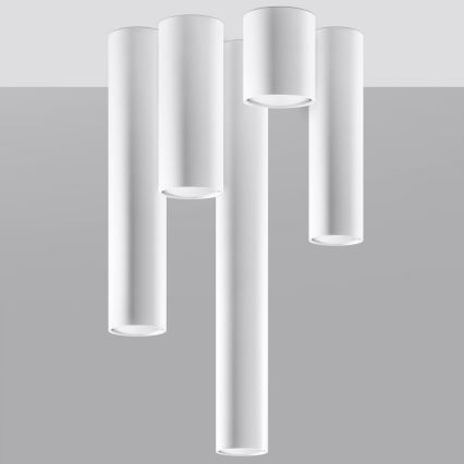 Bodové svítidlo LAGOS 1xGU10/10W/230V 10 cm bílá