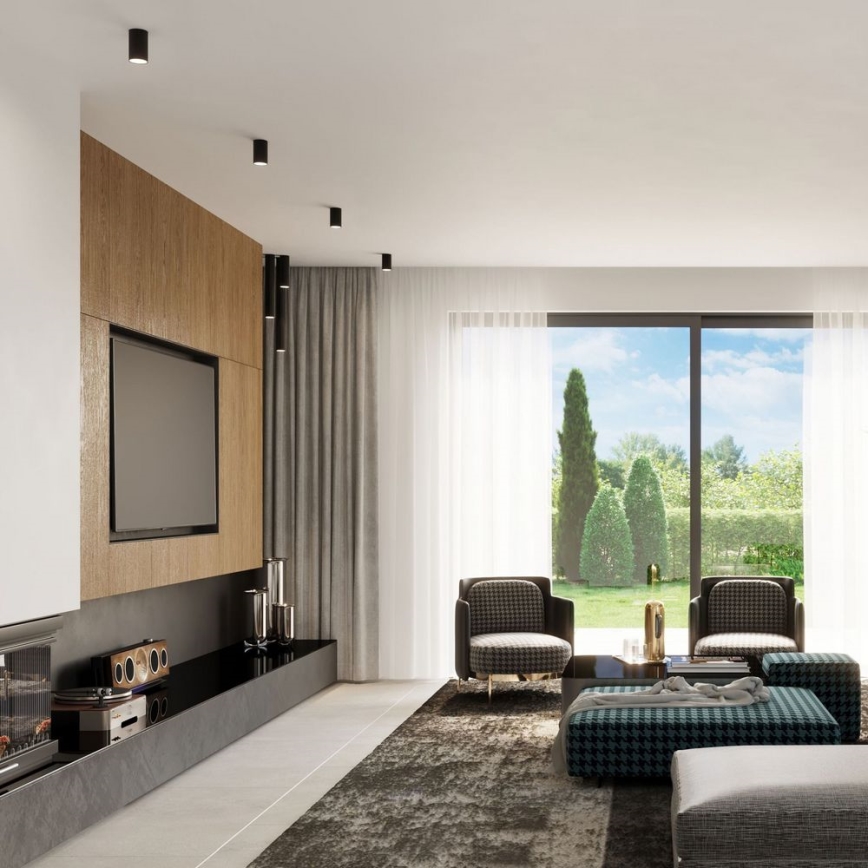Bodové svítidlo LAGOS 1xGU10/10W/230V 60 cm černá