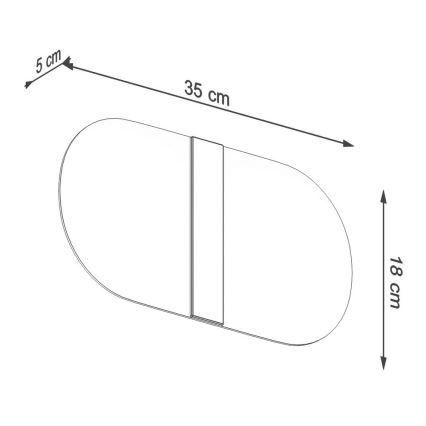 Nástěnné svítidlo SALIA 2xG9/40W/230V