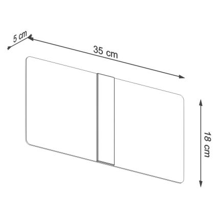 Nástěnné svítidlo AZALIA 2xG9/40W/230V