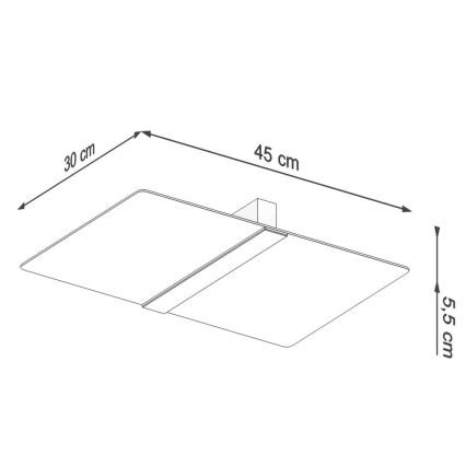 Stropní svítidlo AZALIA 2xG9/40W/230V