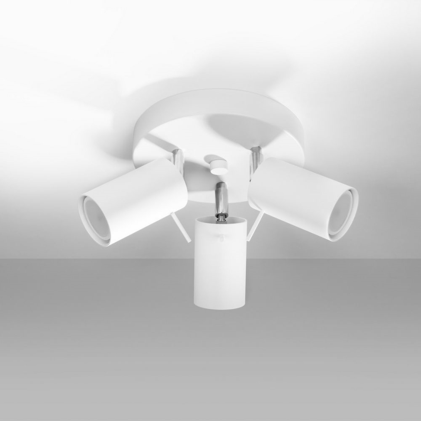Bodové svítidlo RING 3xGU10/10W/230V bílá