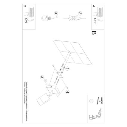 Nástěnné bodové svítidlo NERO 1xGU10/40W/230V černá/lesklý chrom