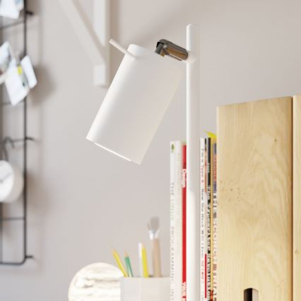 Stolní lampa RING 1xGU10/10W/230V bílá