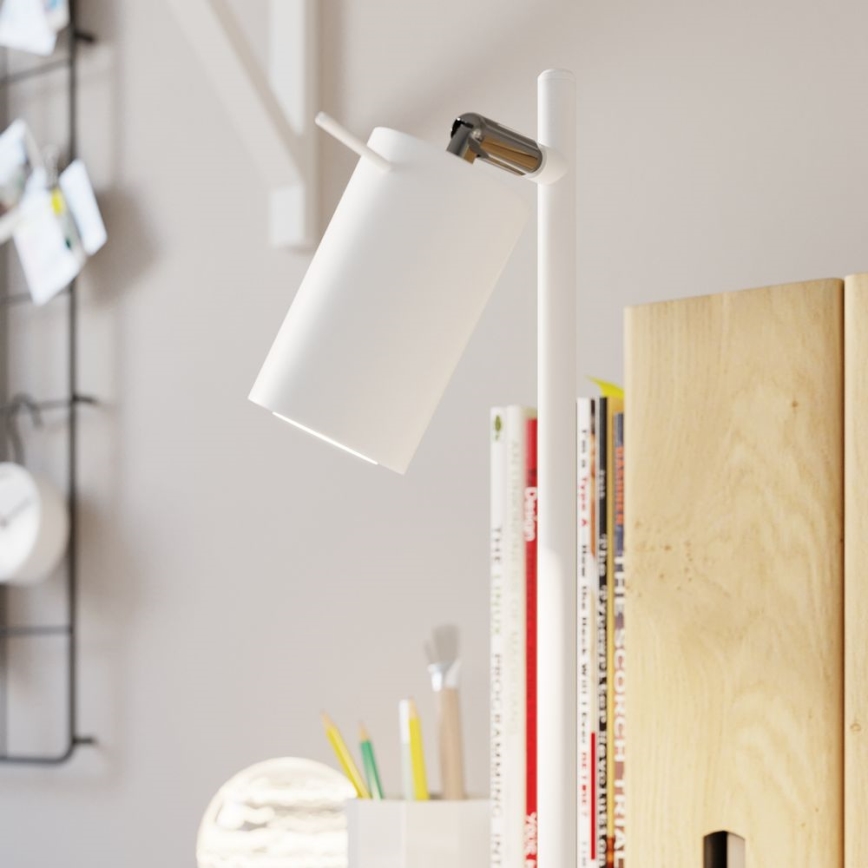 Stolní lampa RING 1xGU10/10W/230V bílá