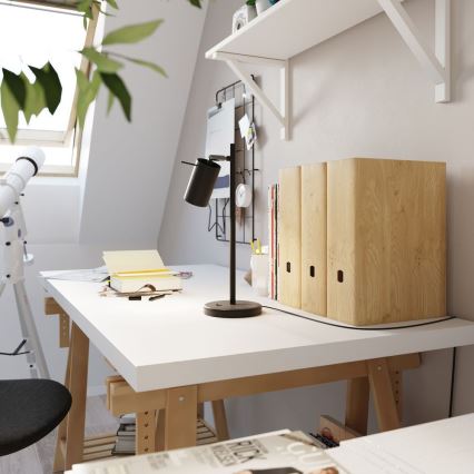 Stolní lampa RING 1xGU10/10W/230V černá