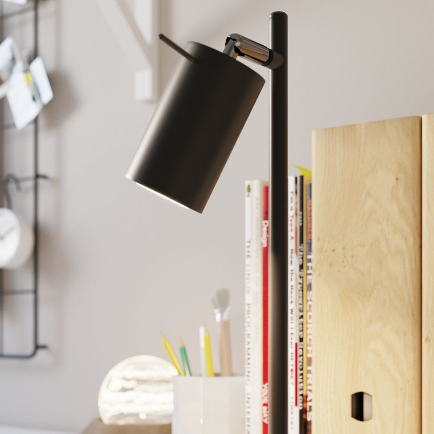 Stolní lampa RING 1xGU10/10W/230V černá