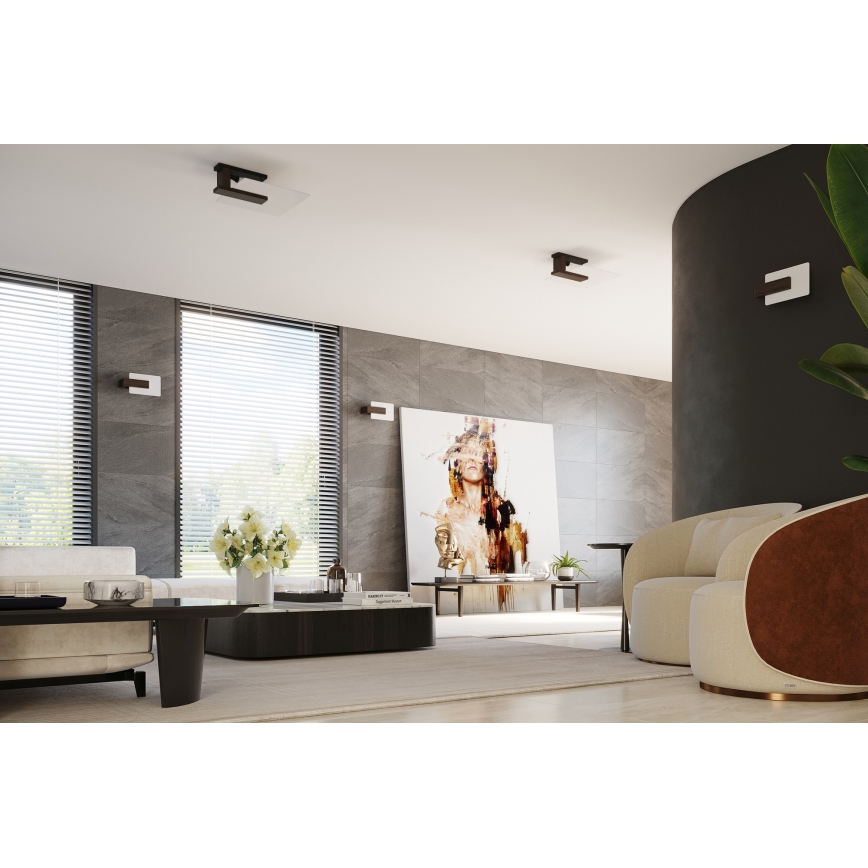 Nástěnné svítidlo LAPPO 1xE14/10W/230V wenge