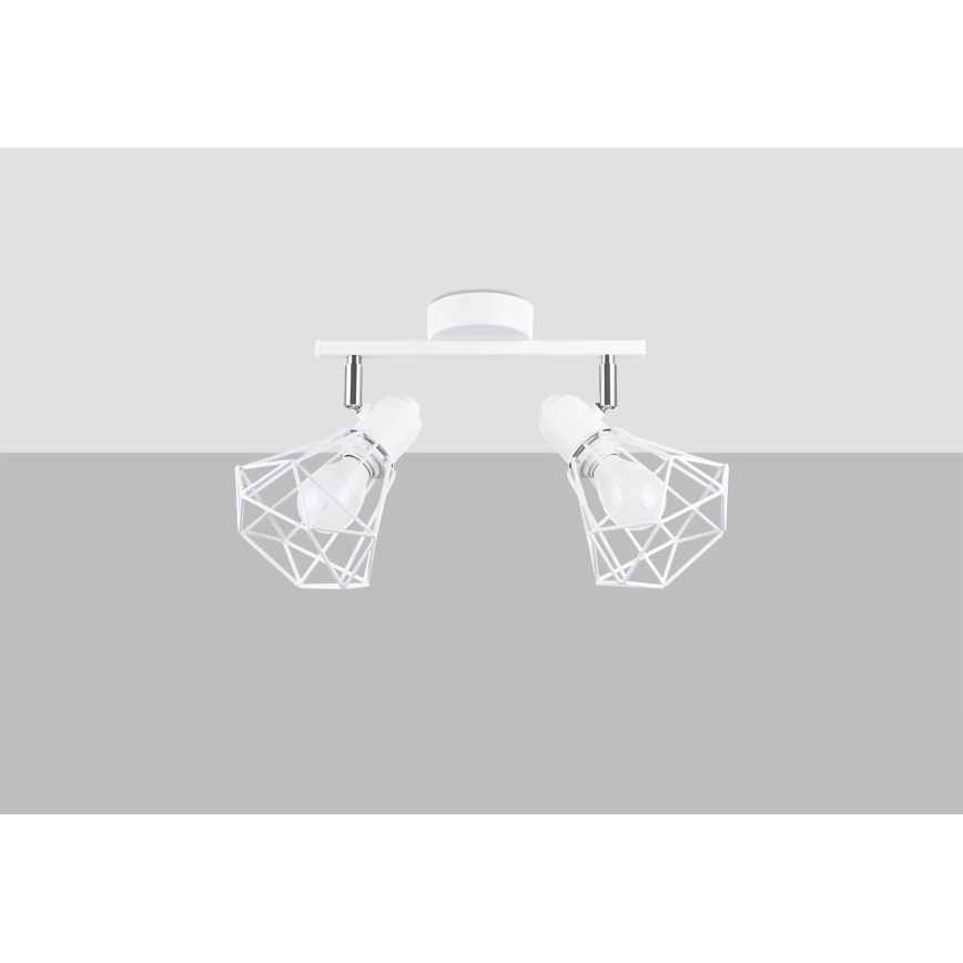 Bodové svítidlo ARTEMIS 2xE14/40W/230V bílá