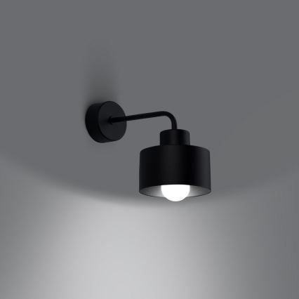 Nástěnná lampa SAVAR 1xE27/60W/230V černá