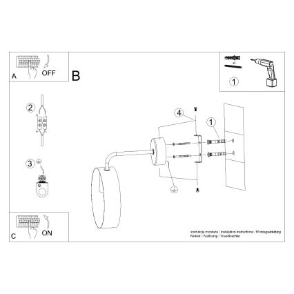 Nástěnná lampa TITRAN 1xE27/60W/230V bílá