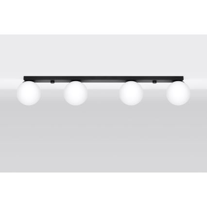 Stropní svítidlo YOLI 4xG9/12W/230V černá