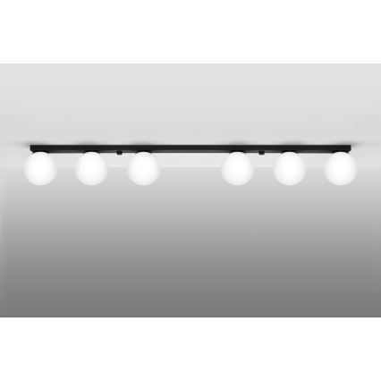 Stropní svítidlo YOLI 6xG9/12W/230V černá