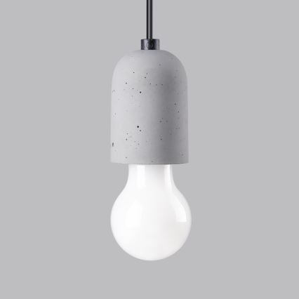 Lustr na lanku NESO 1xE27/15W/230V pavouk beton