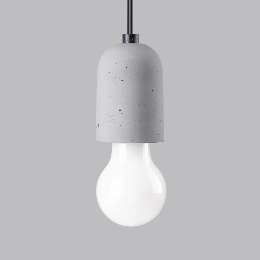 Lustr na lanku NESO 1xE27/15W/230V pavouk beton