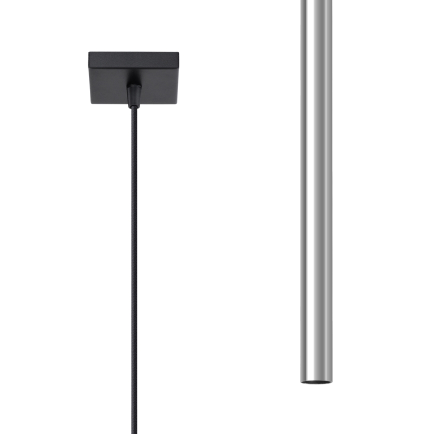 Lustr na lanku PASTELO 1xG9/8W/230V lesklý chrom