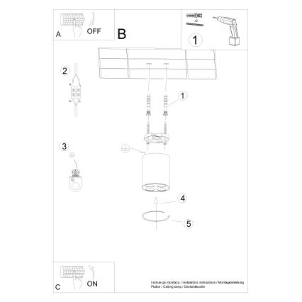 LED Bodové svítidlo ZOE LED/9W/230V bílá