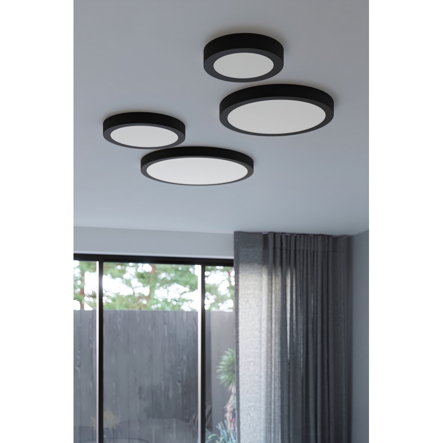 LED Stropní svítidlo ONYX LED/32W/230V pr. 40 cm černá