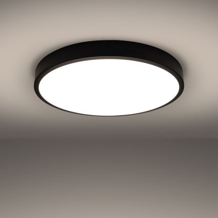 LED Stropní svítidlo ONYX LED/48W/230V pr. 60 cm černá