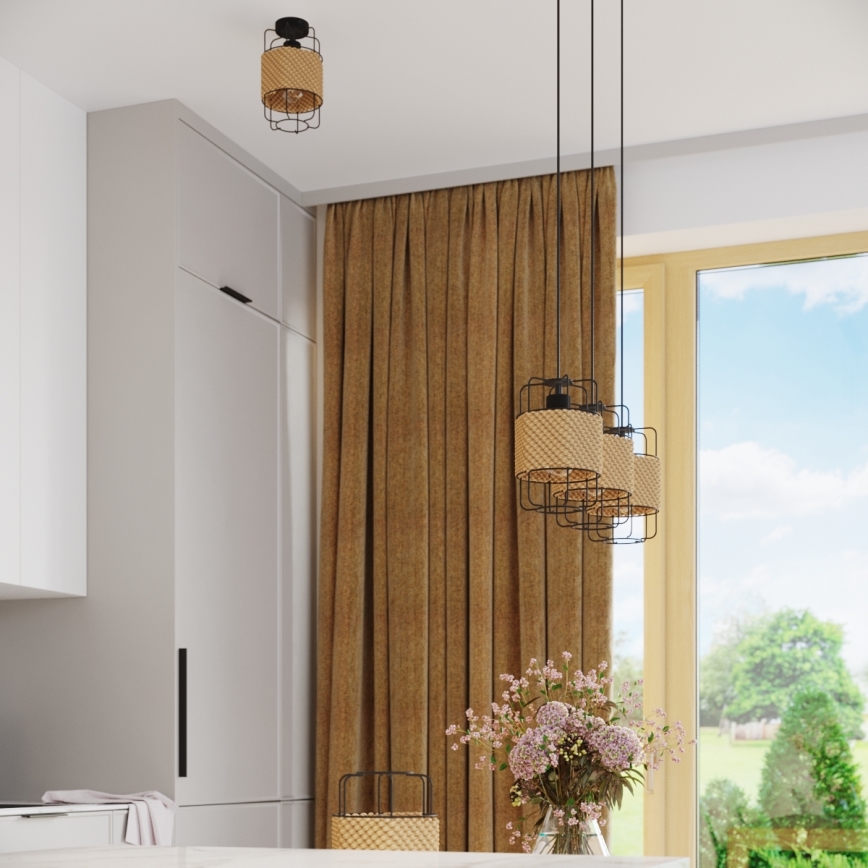 Lustr na lanku GIZUR 3xE27/15W/230V