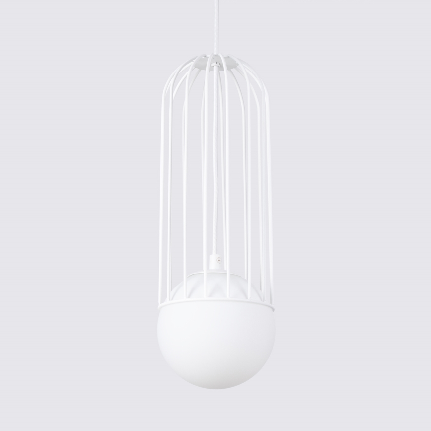 Lustr na lanku BRINA 1xG9/8W/230V bílá