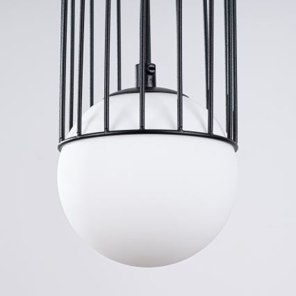 Lustr na lanku BRINA 1xG9/8W/230V černá
