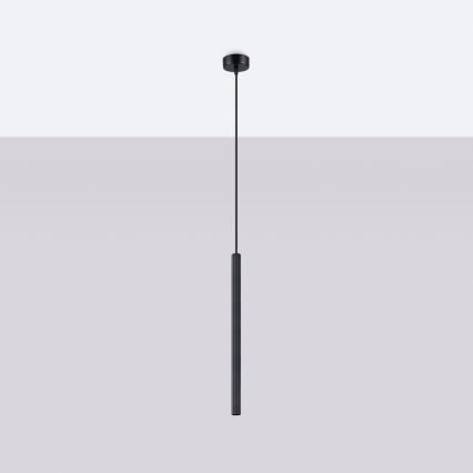 Lustr na lanku ARCHE 1xG9/8W/230V černá