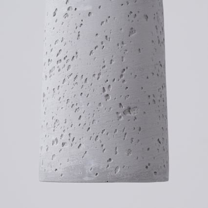 Lustr na lanku ELECTRA 1xGU10/10W/230V beton/šedá
